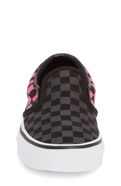 Shop Vans Kids' Classic Checker Slip-on In Checkerbo