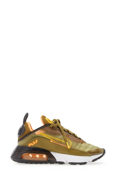 Shop Nike Air Max 2090 Sneaker In Olive Flak/ Gold/ Black