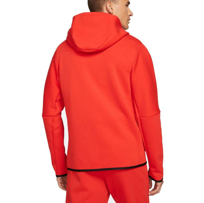 Nike Men's Red Liverpool Tech Fleece Windrunner Full-zip Hoodie Jacket ...