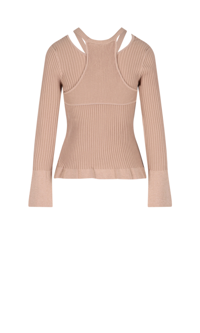 Shop Adamo Knitted Cut-out Top