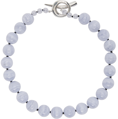 Shop Sophie Buhai Blue Medium Chalcedony Collar Necklace