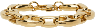 Shop Sophie Buhai Gold Barbara Chain Bracelet In 18k Gold Vermeil