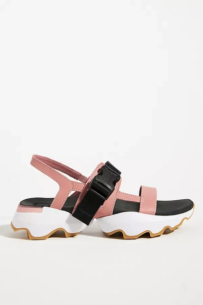 Shop Sorel Kinetic Impact Sling Sandals In Pink
