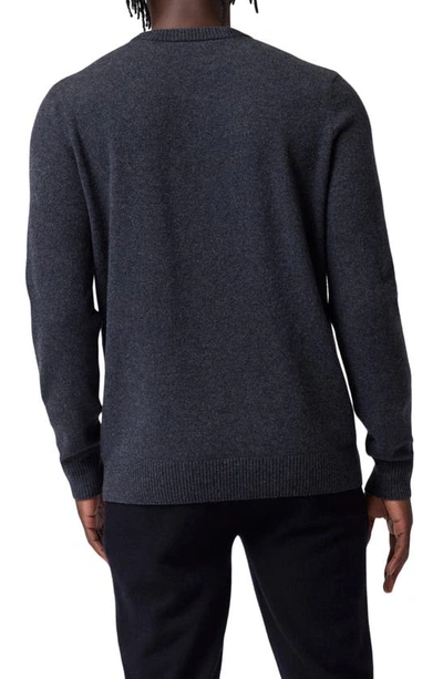 Shop Good Man Brand Cashmere Crewneck Sweater In Charcoal