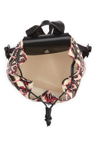 Shop Longchamp Ikat Print Backpack In Ivory