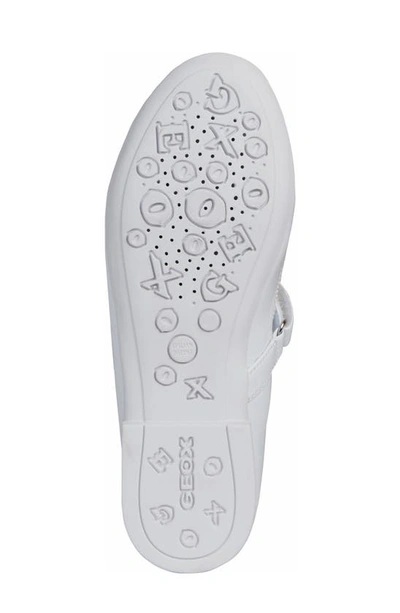 Shop Geox Plie Mary Jane Flat In White