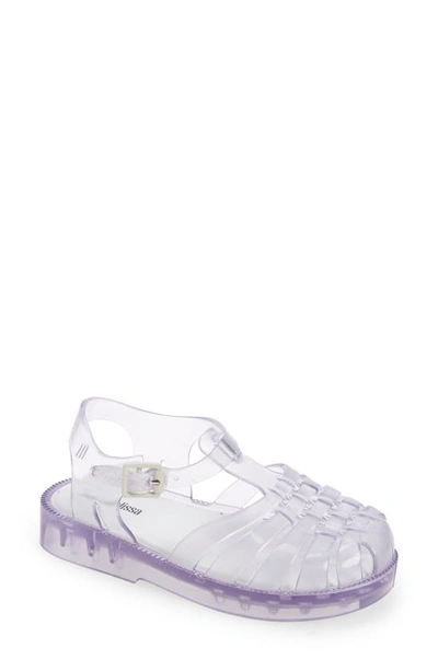 Shop Mini Melissa Melissa Possession Jelly Sandal In Clear/clear