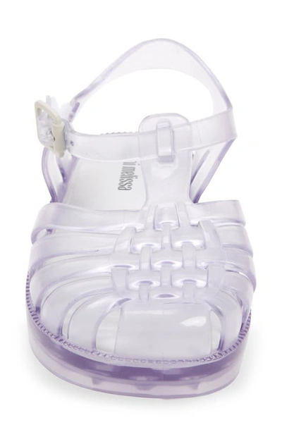 Shop Mini Melissa Possession Jelly Sandal In Clear/clear