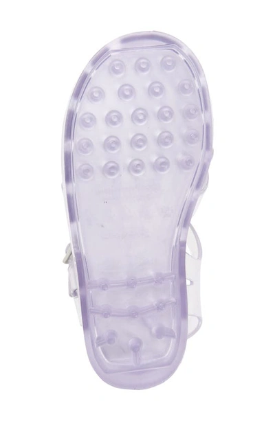 Shop Mini Melissa Melissa Possession Jelly Sandal In Clear/clear