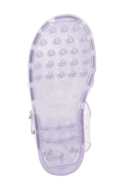 Mini Melissa Melissa Possession Jelly Sandal In Clear/clear