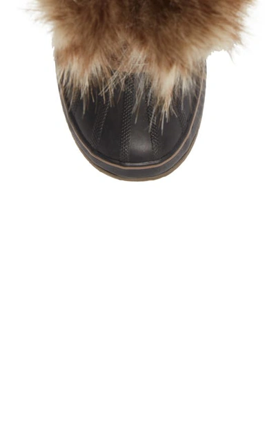 Shop Sorel Joan Of Arctic Faux Fur Waterproof Snow Boot In Cattail