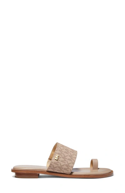 Shop Michael Michael Kors August Slide Sandal In Truffle