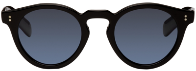 Shop Oliver Peoples Black Martineaux Sunglasses In 1005p4 Blac