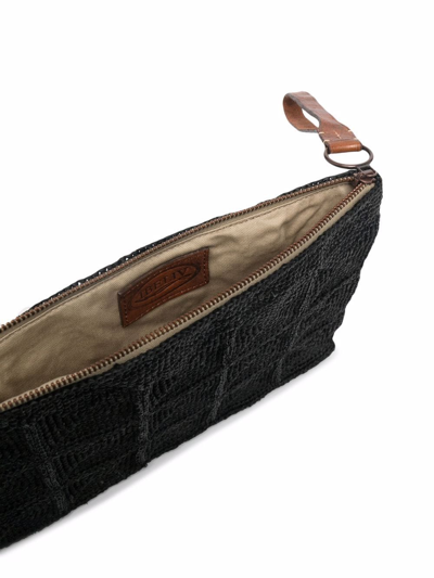 Shop Ibeliv Tanala Woven Clutch In Schwarz