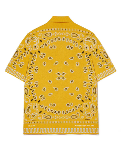 Shop Alanui Shirts In Golden Yello