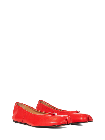 Shop Maison Margiela Flat Shoes Red