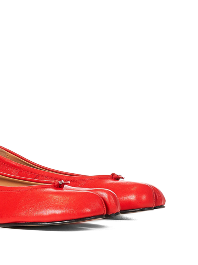 Shop Maison Margiela Flat Shoes Red