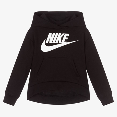Shop Nike Girls Black Logo Hoodie