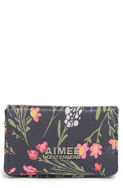 Shop Aimee Kestenberg Sammy Bifold Card Wallet In Majestic Floral