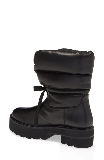 Shop Stuart Weitzman Tyler Ultralift Boot In Black Dress Nappa