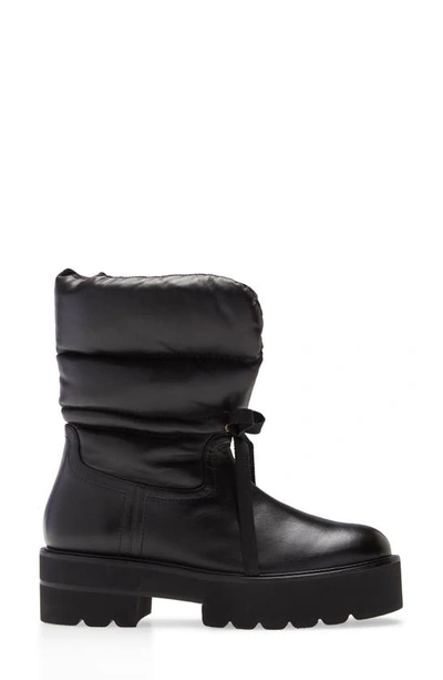 Shop Stuart Weitzman Tyler Ultralift Boot In Black Dress Nappa