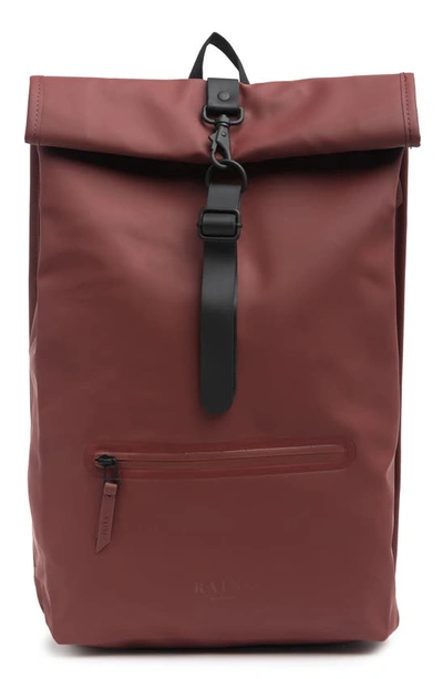 Rains backpack maroon hot sale