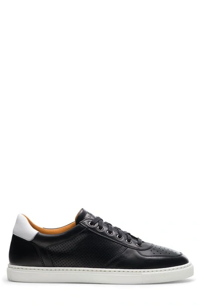 Shop Magnanni Griffith Low Top Sneaker In Black