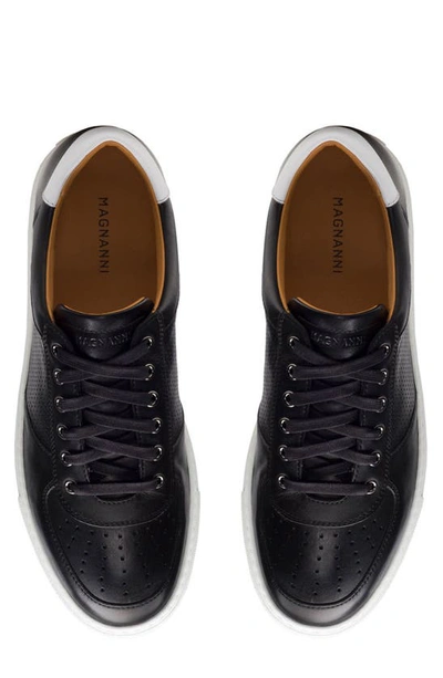 Shop Magnanni Griffith Low Top Sneaker In Black