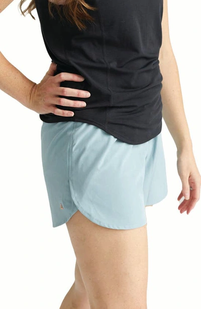 Shop Anook Athletics Austin Maternity Shorts In Pacific
