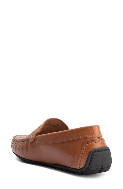 Blake Mckay Tucson Woven Vamp Driving Loafer In Tan