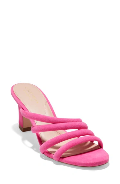 Shop Cole Haan Adella Sandal In Pink Suede