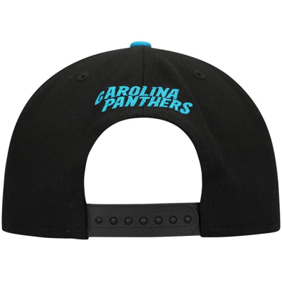 Shop New Era Black Carolina Panthers Keep Pounding 9fifty Snapback Hat In Blue