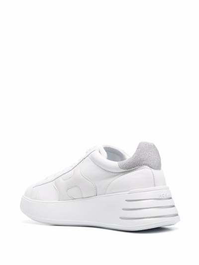Shop Hogan Rebel H564 Sneakers In White