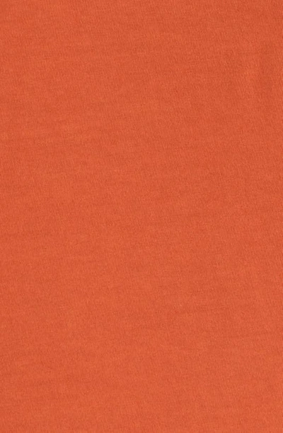 Shop Billy Reid Pensacola Organic Cotton Polo In Burnt Orange