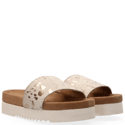 Maruti Budapest Leather Sandals Splash Gold In Neutral | ModeSens