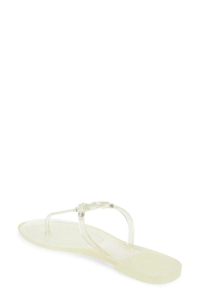 Shop Tory Burch Mini Miller Jelly Thong Sandal In Clear