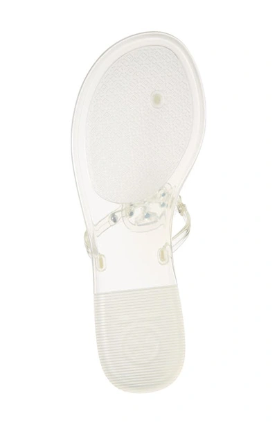 Shop Tory Burch Mini Miller Jelly Thong Sandal In Clear
