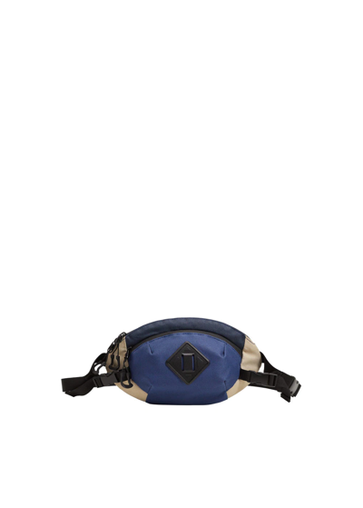 Shop Mango Canvas Belt Bag With Zipper Blue