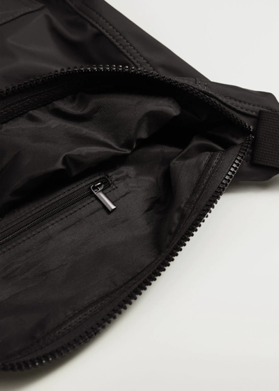 Shop Mango Nylon Backpack Black