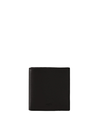 Shop Mango Saffiano-effect Wallet Black