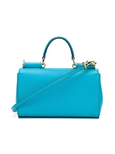 Shop Dolce & Gabbana 'miss Sicily' Crossbody Bag - Blue