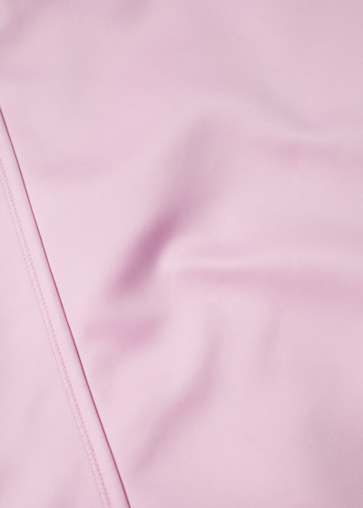 Shop Mango Seams Miniskirt Light Pink