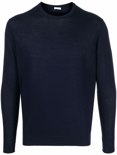 Shop Malo Crewneck Sweater In Blue
