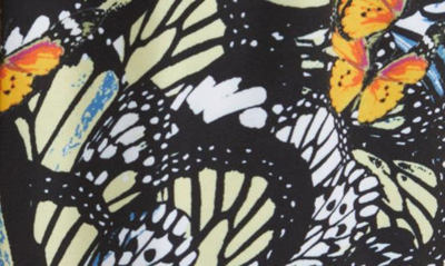 Shop Area Stars Butterfly Print Tiered Dress In Multi