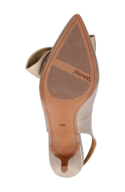 Shop J. Reneé J.renée Devika Slingback Pointed Toe Pump In Taupe