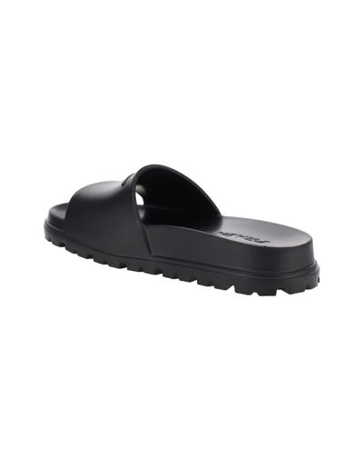 Shop Prada Sandal In Nero