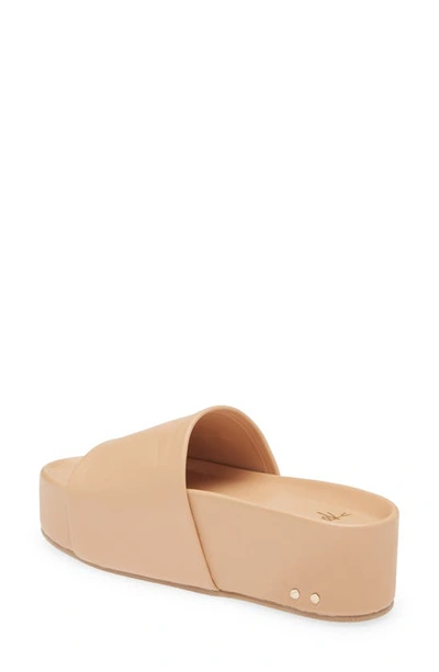 Shop Beek Platform Slide Sandal In Beach