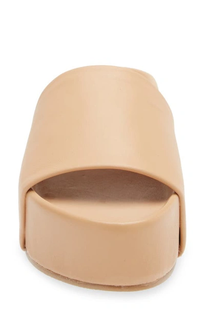 Beek Platform Slide Sandal In Beach