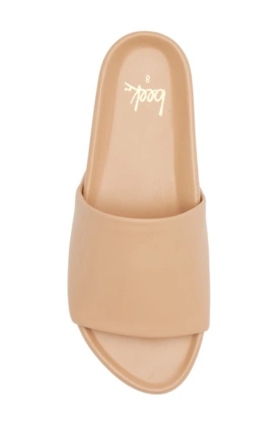 Beek Platform Slide Sandal In Beach