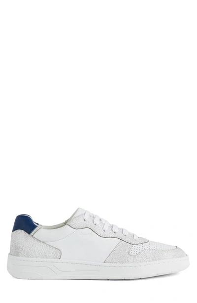 Shop Geox Magnete Sneaker In White/ Blue